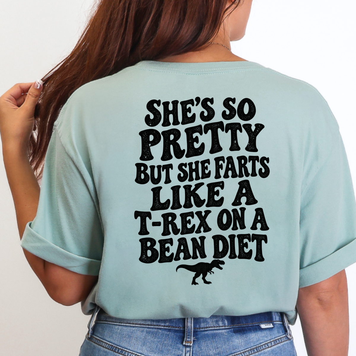 Farts like a T-Rex (BACK Print) Graphic Tee