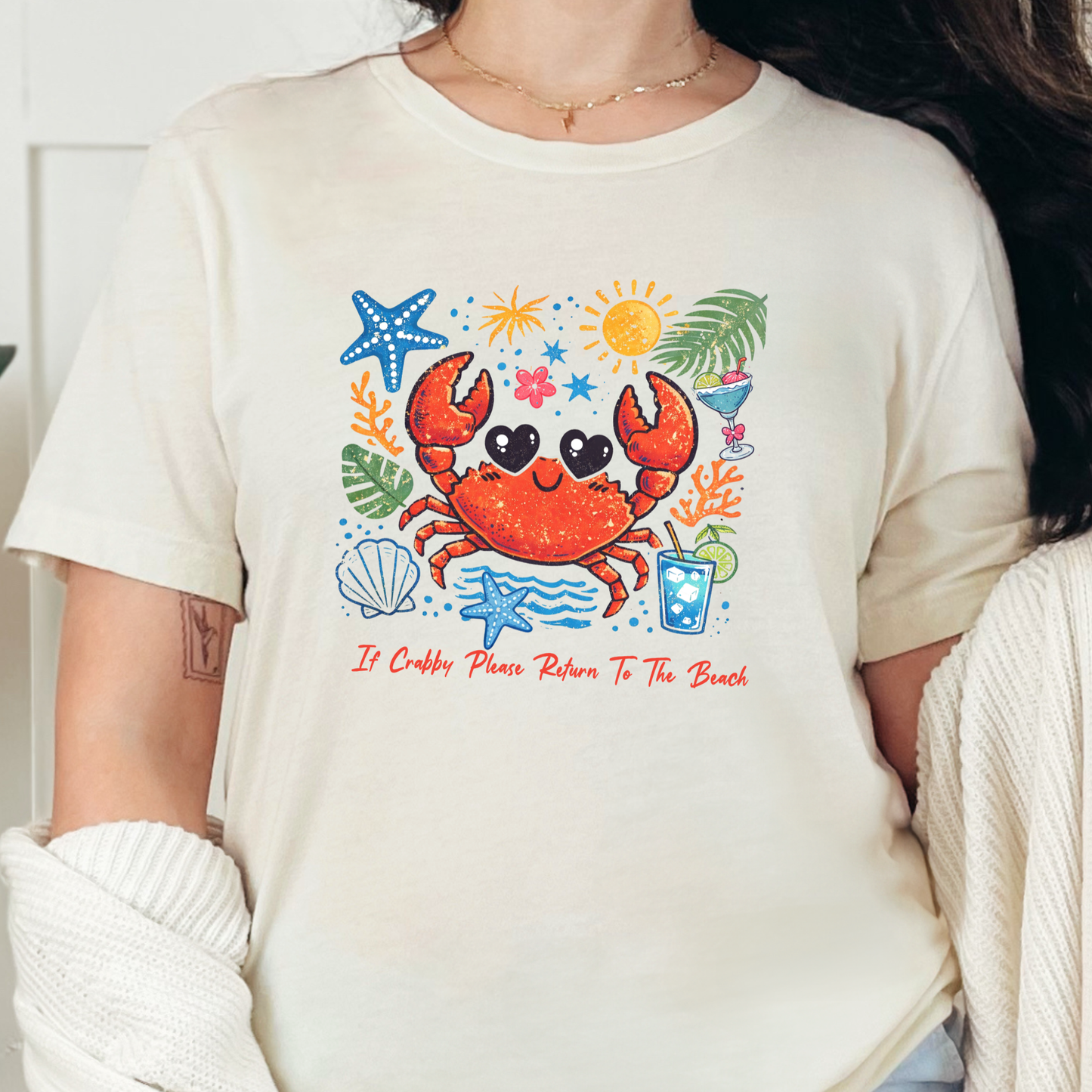 Crabby Beach Graphic Tee