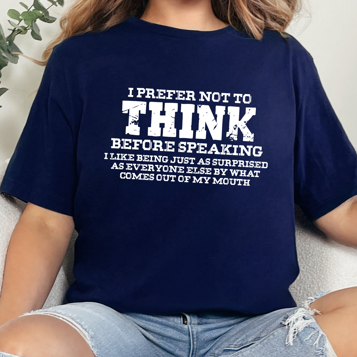 Prefer Not to Think Graphic Tee