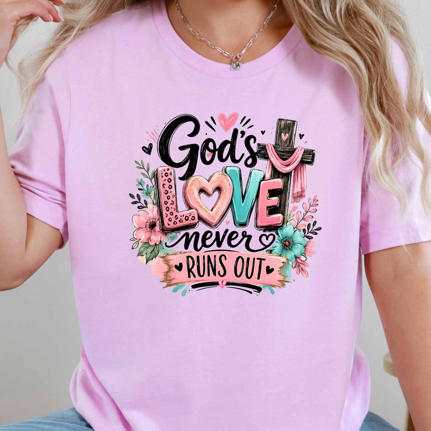 God's Love Never Runs Out Graphic Tee