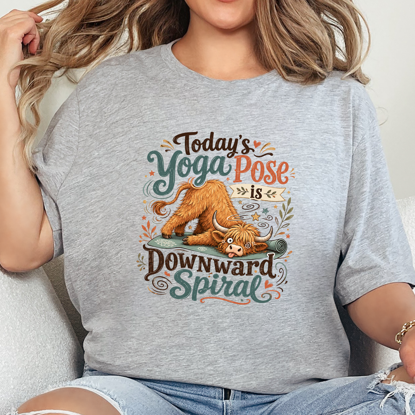 Downward Spiral Graphic Tee