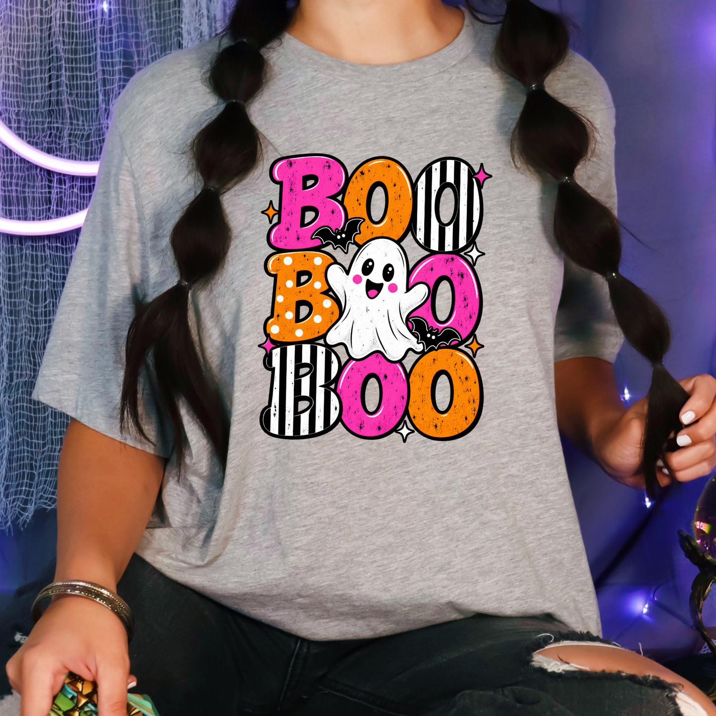Stacked Boo Graphic Tee