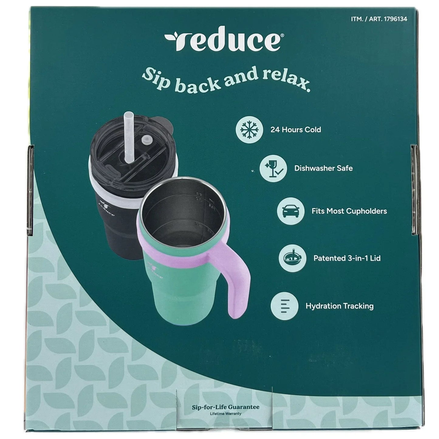 Reduce Cold1 24 Fluid Ounce Mug, 2 Pack