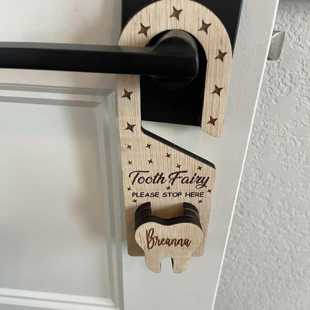 Personalized Tooth Fairy Doorhanger (PREORDER - SHIPS IN 4-5 WEEKS)