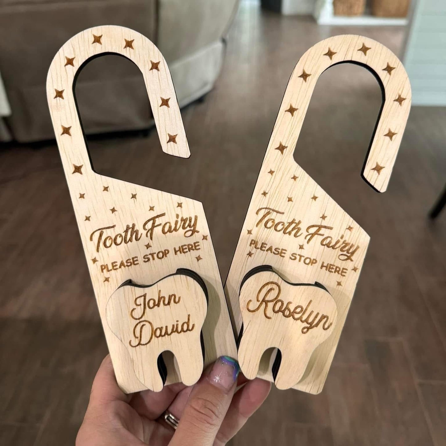 Personalized Tooth Fairy Doorhanger (PREORDER - SHIPS IN 4-5 WEEKS)