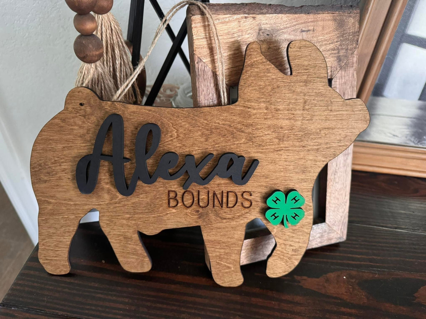 Custom Personalized 4H Stall Signs (Preorder - Ships in 4-5 Weeks)
