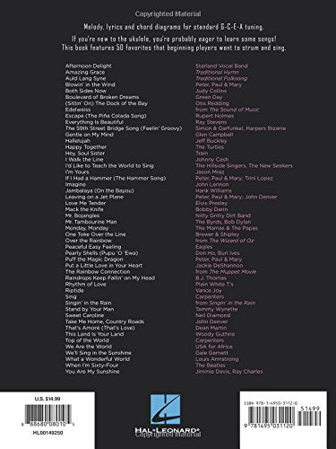 First 50 Songs You Should Play on Ukulele (Spiral Bound)