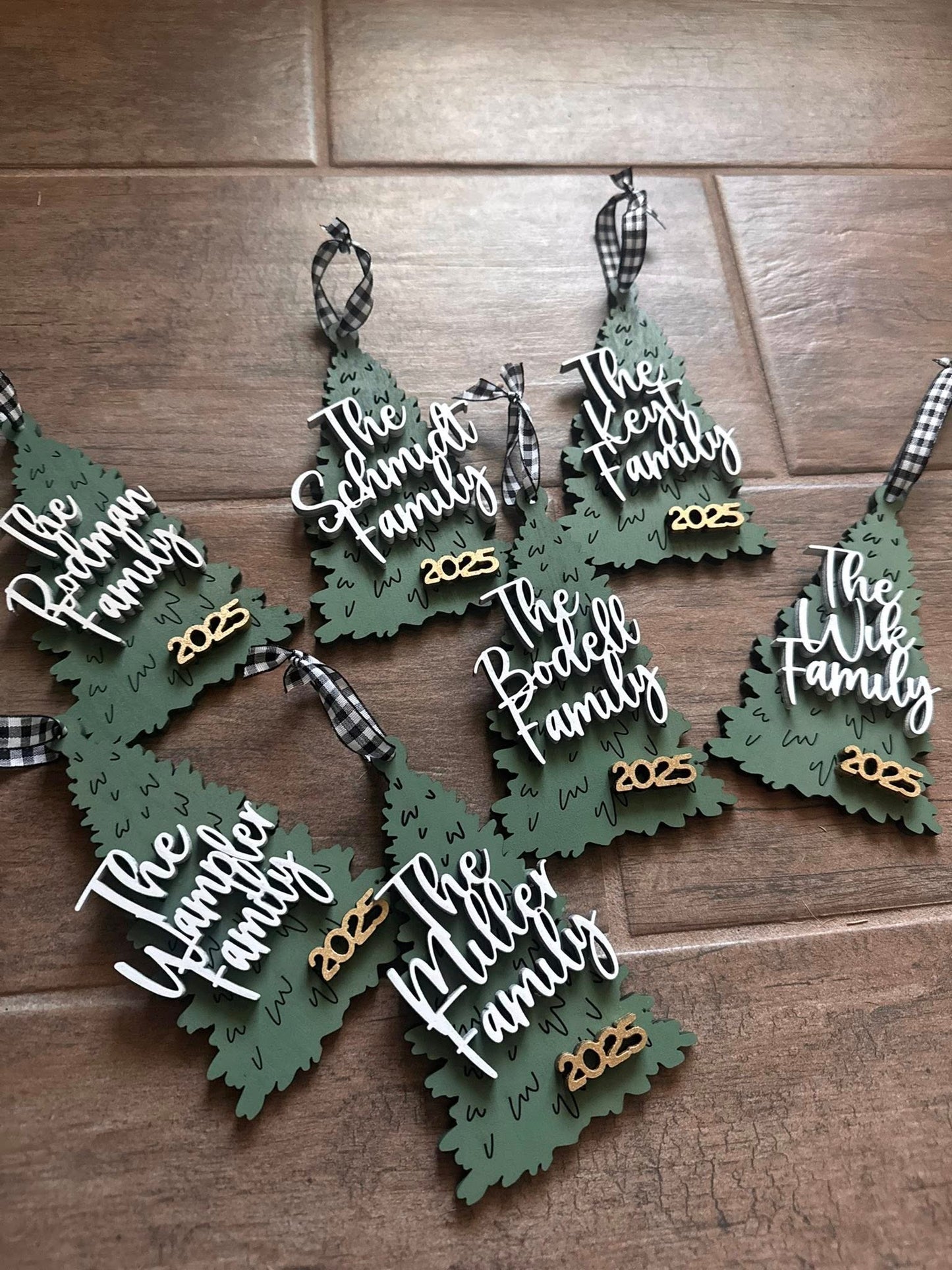 Custom PERSONALIZED Tree Ornament (PREORDER- Arrives in 4-5 wks)