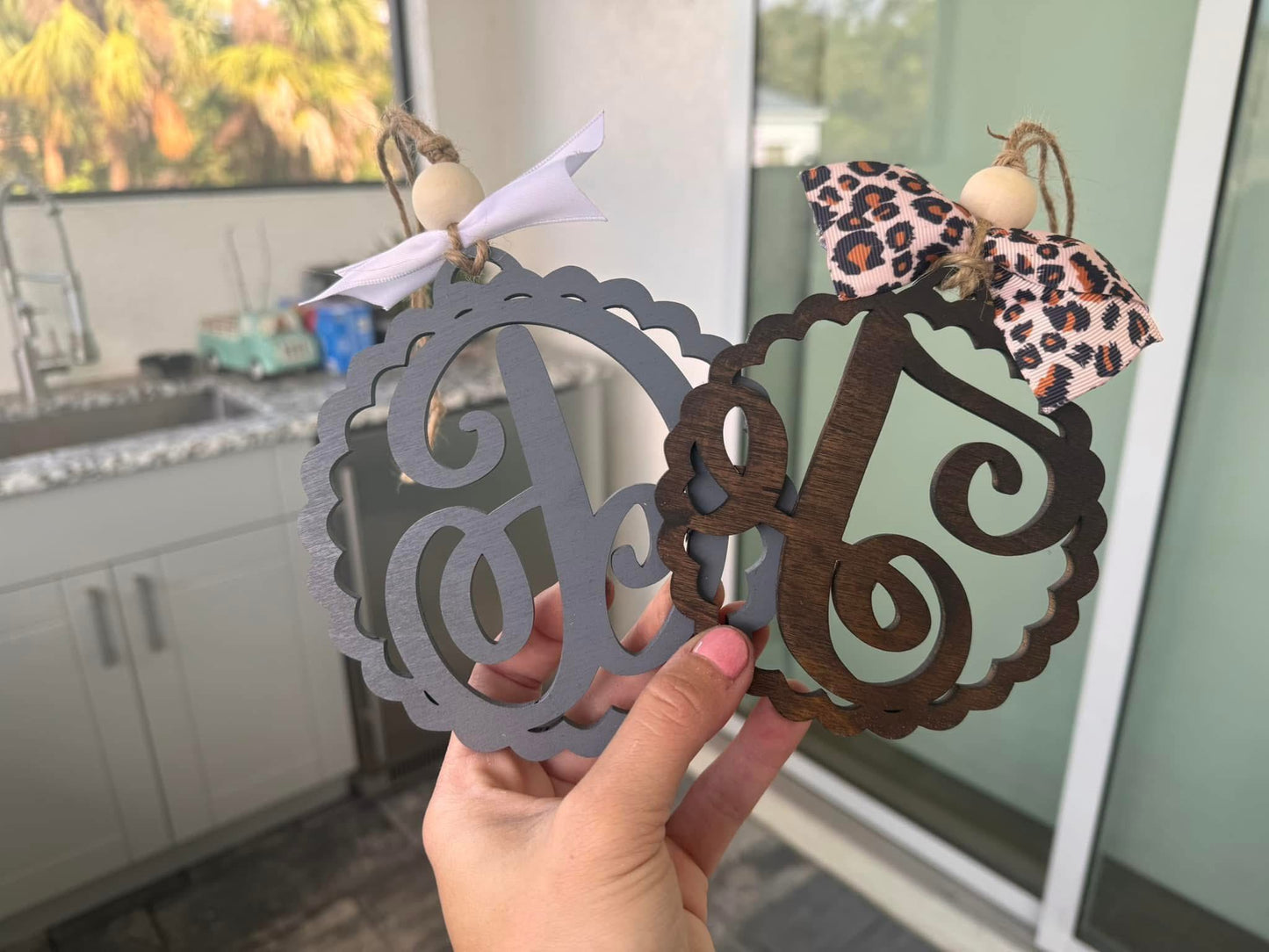 Custom Personalized Monogram Car Charms (Preorder - Ships in 4-5 Weeks)