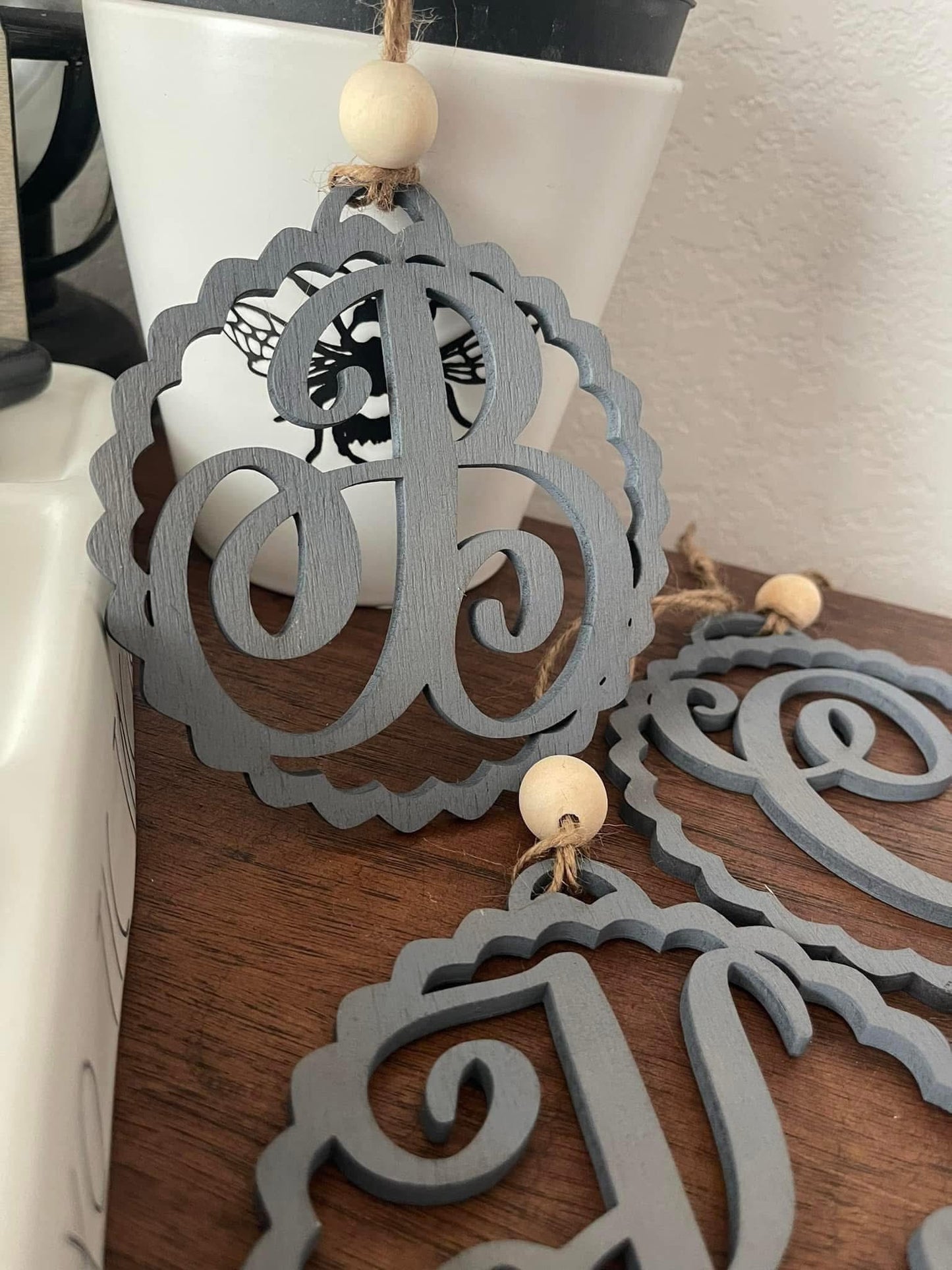 Custom Personalized Monogram Car Charms (Preorder - Ships in 4-5 Weeks)