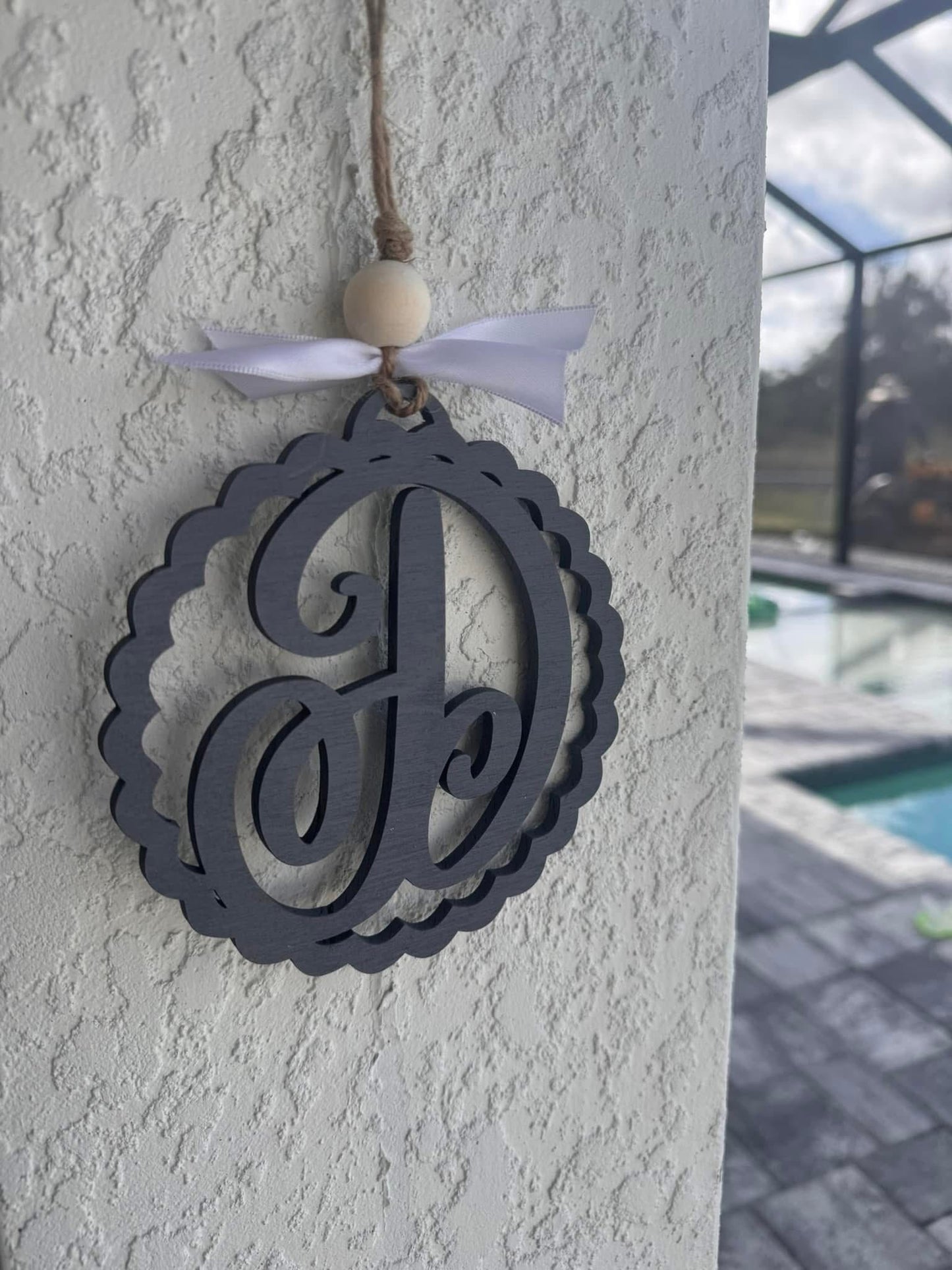 Custom Personalized Monogram Car Charms (Preorder - Ships in 4-5 Weeks)