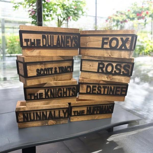 Custom Personalized Planter Box (Preorder - Ships in 3-4 Weeks)