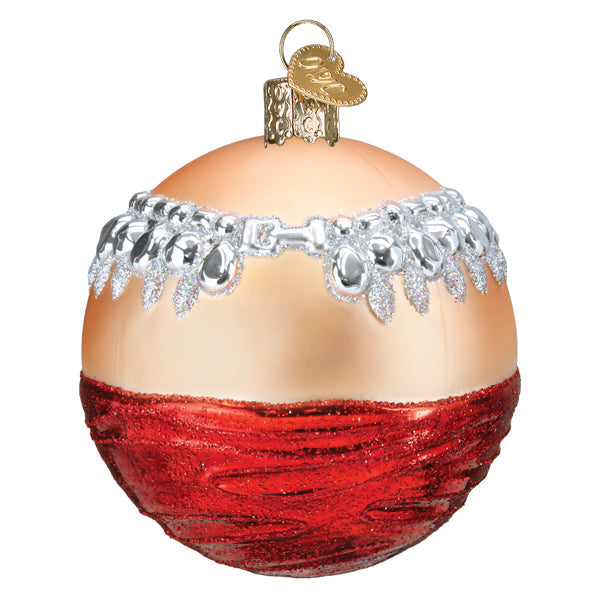 Girl's Best Friend Round Ornament