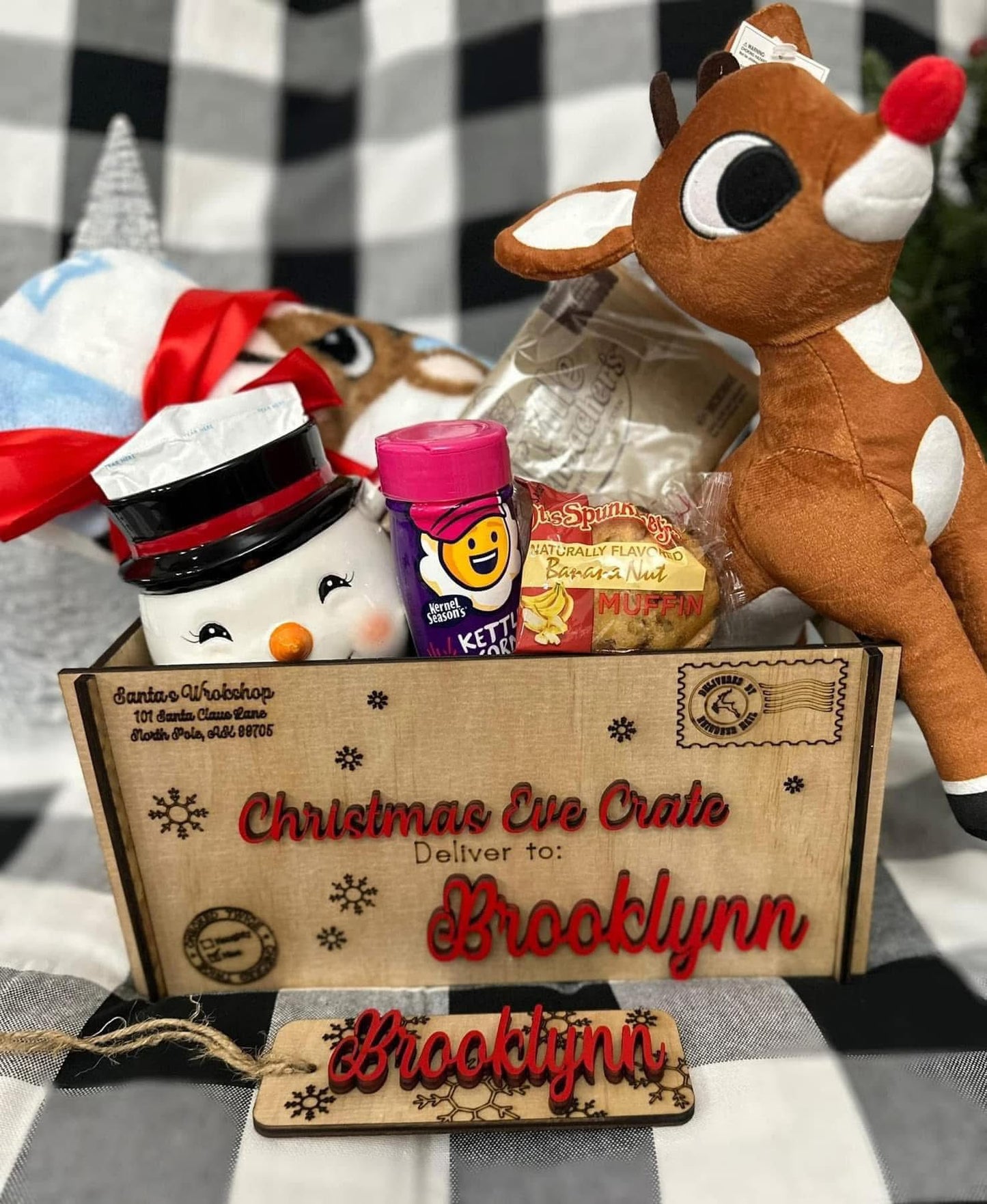 Custom Personalized Christmas Stocking Tag (PREORDER - SHIPS IN 4-5 WEEKS)