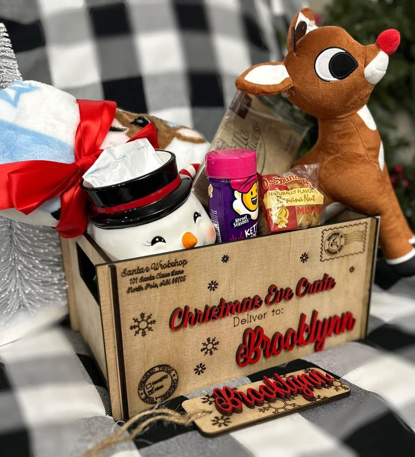 Custom Personalized Christmas Stocking Tag (PREORDER - SHIPS IN 4-5 WEEKS)