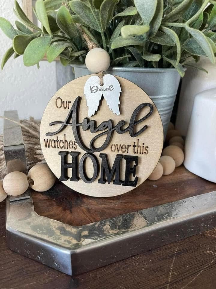 Custom PERSONALIZED ANGEL Ornament (PREORDER- Arrives in 4-5 wks)