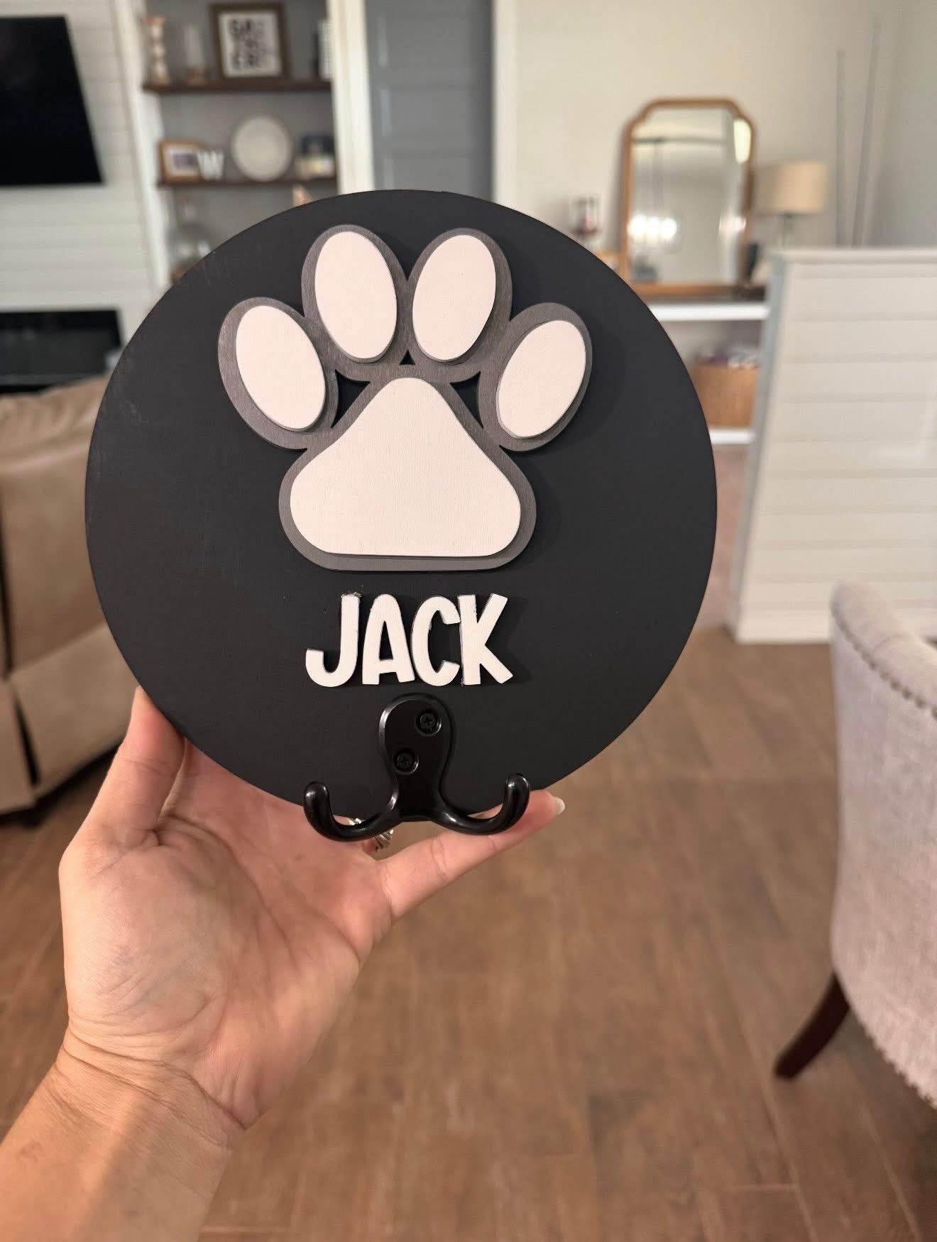 Custom Personalized Leash & Accessory Holder (Preorder - Ships in 4-5 Weeks)