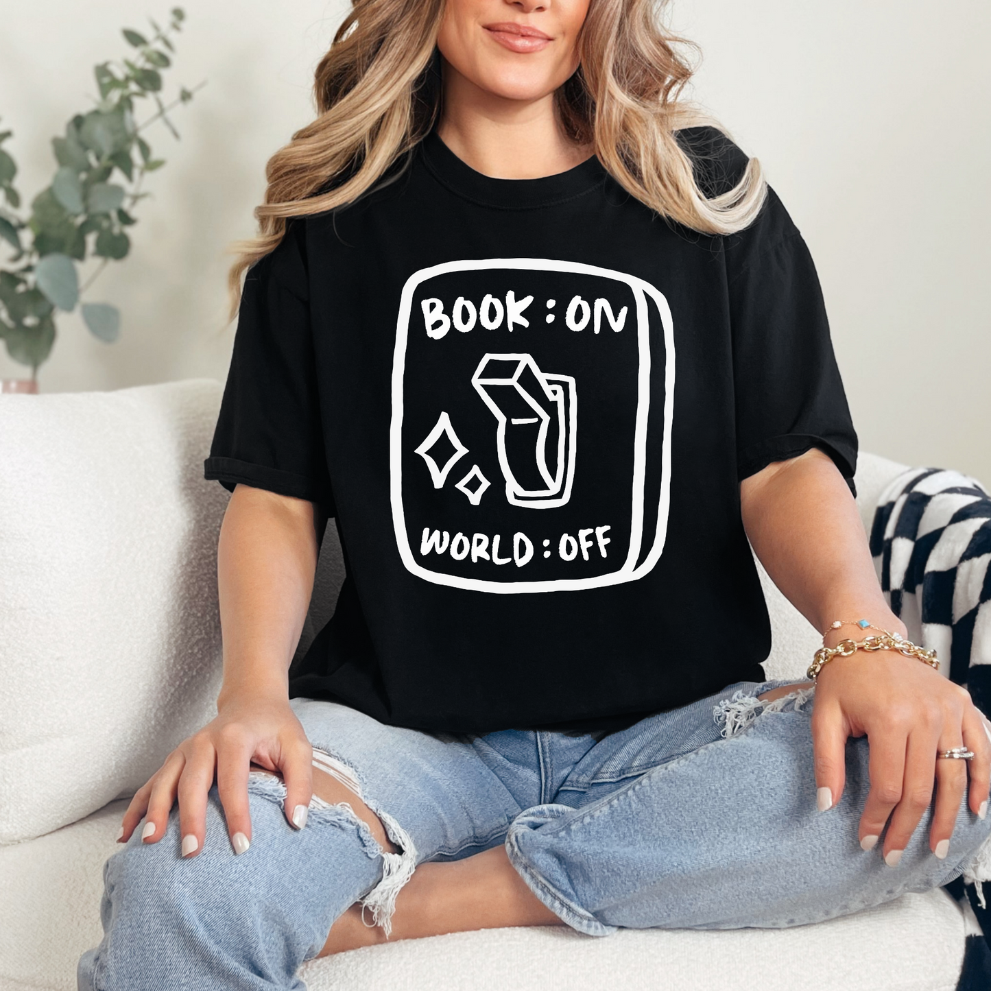 Books On World Off Graphic Tee