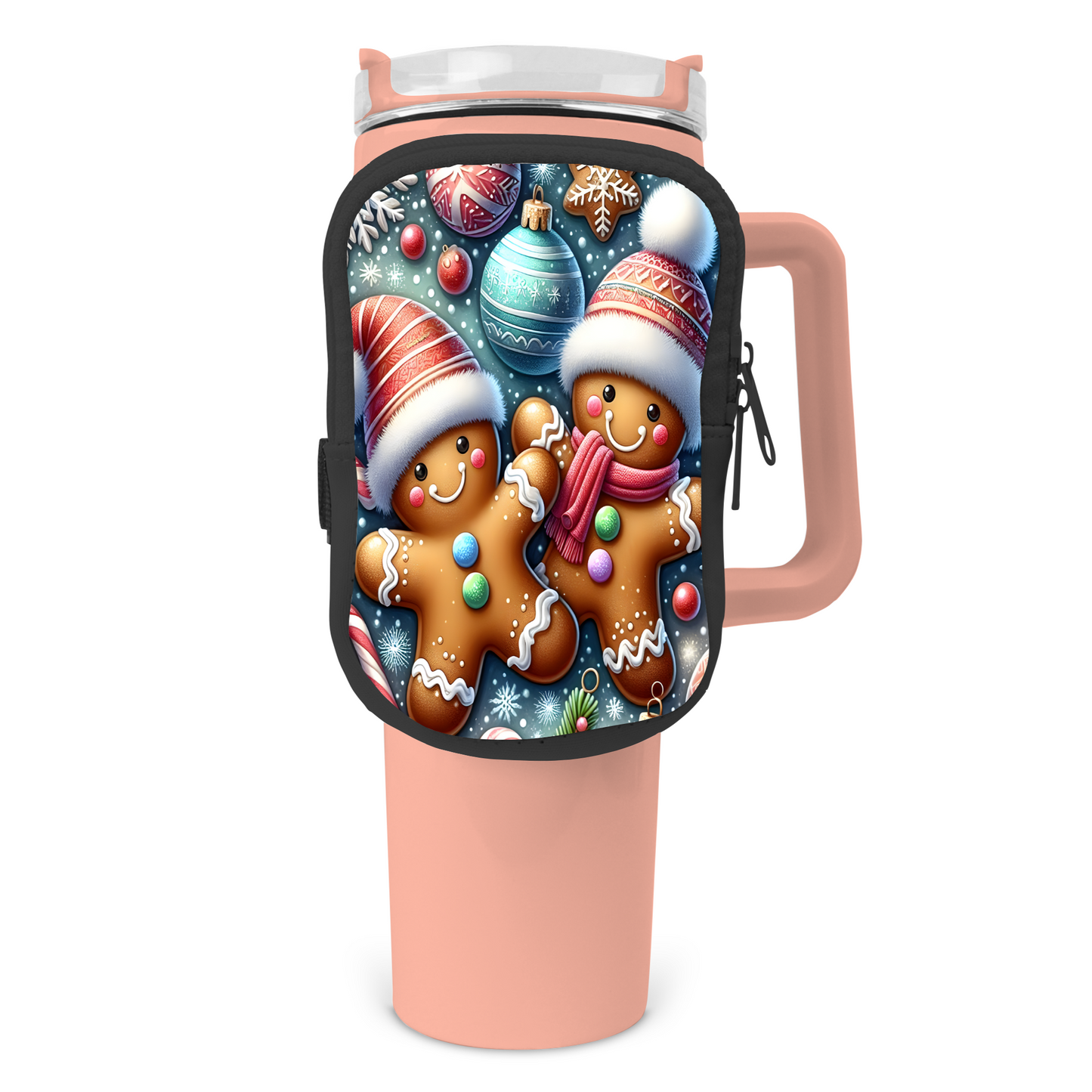Gingerbread Joy Pouch/Bag For 40oz Tumbler
