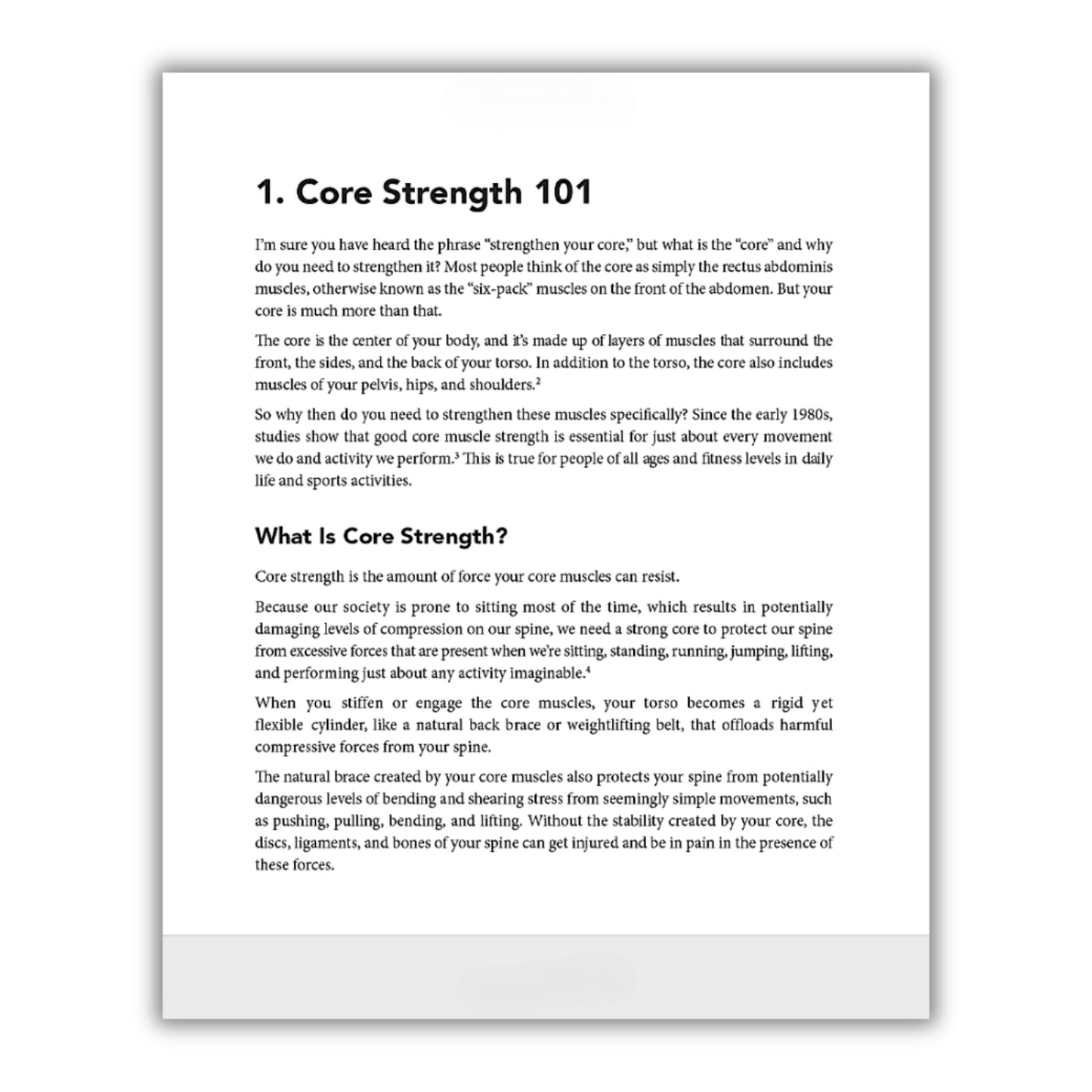 6-Minute Core Strength: Simple Core Exercises to Improve Posture, Build Balance, and Relieve Back Pain(Spiral Bound)