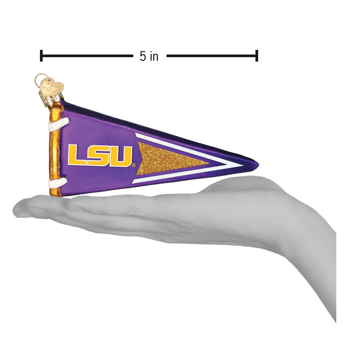 LSU Pennant Ornament