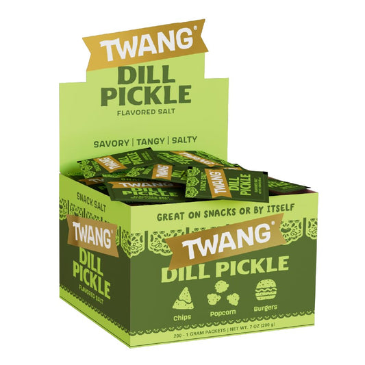 Twang Flavored Snack Salt Packets, Lime, Toppings for Popcorn, Fresh Fruits, Veggies & Chips, 1 Gram (Pack of 200)