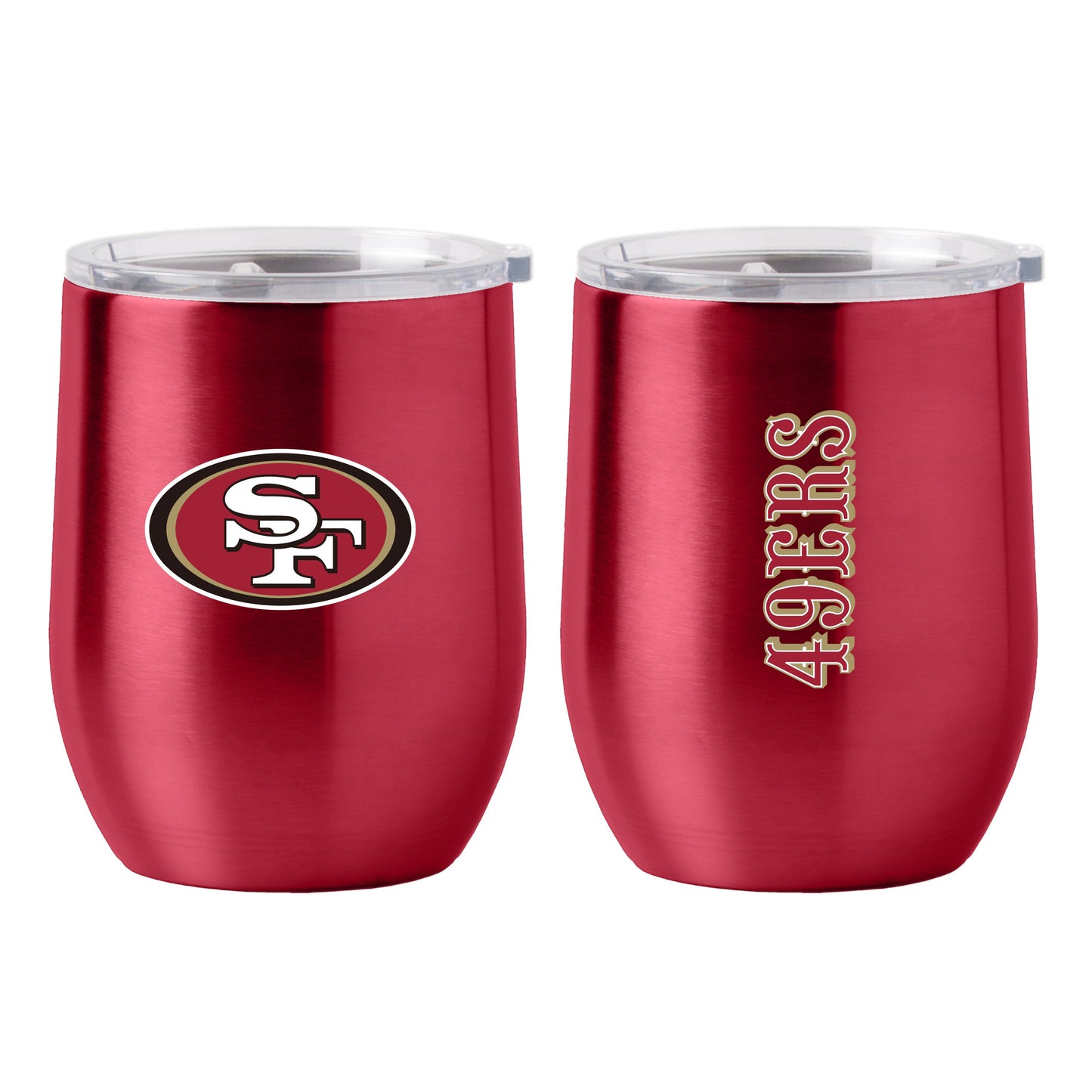 San Francisco 49ers 16oz Gameday Stainless Curved Beverage Tumbler