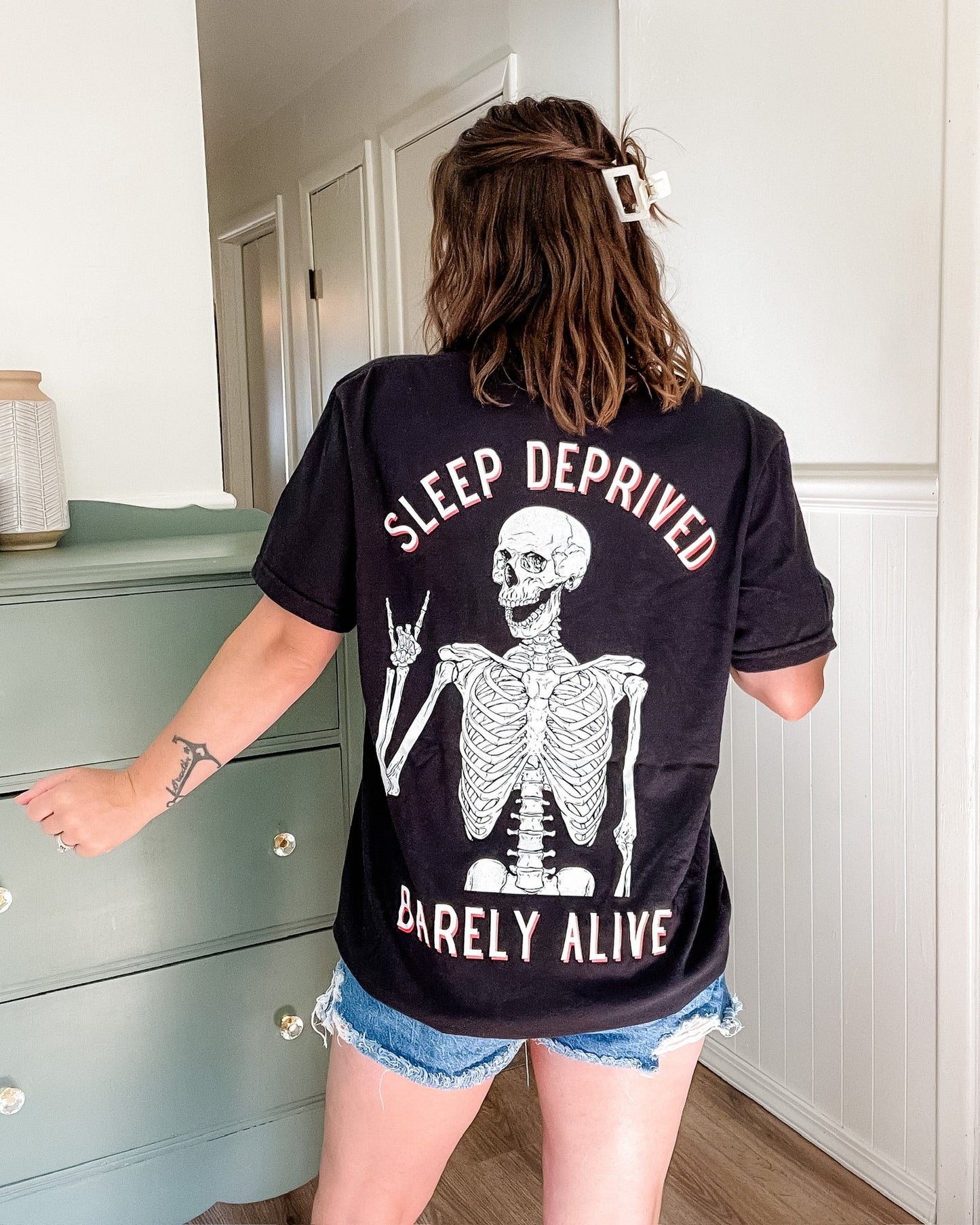 Sleep Deprived Barely Alive Tee