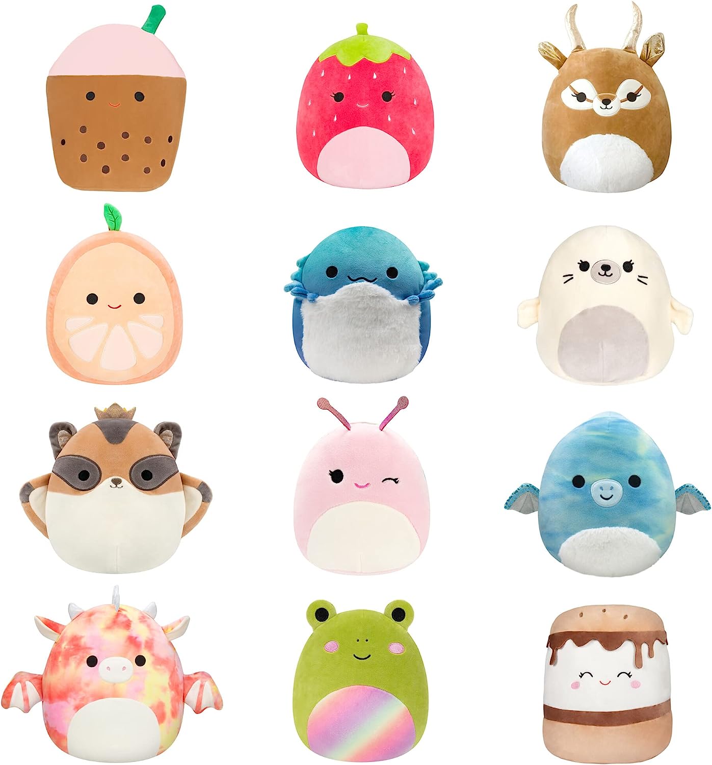 Squishmallows 8" Mystery Box - Includes 3, 8" Stuffed Plush