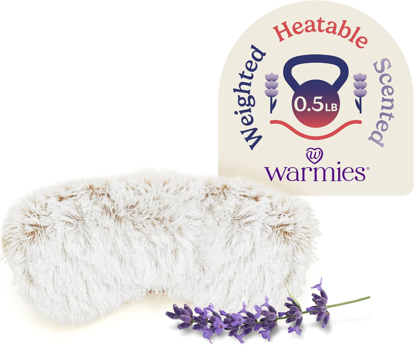 Warmies Eye Mask - Marshmallow Brown