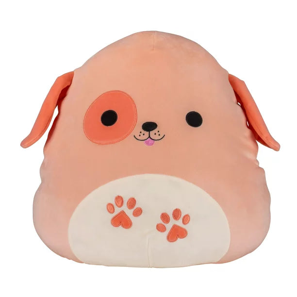 Squishmallow Drella The Peach Dog 16" Stuffed Plush