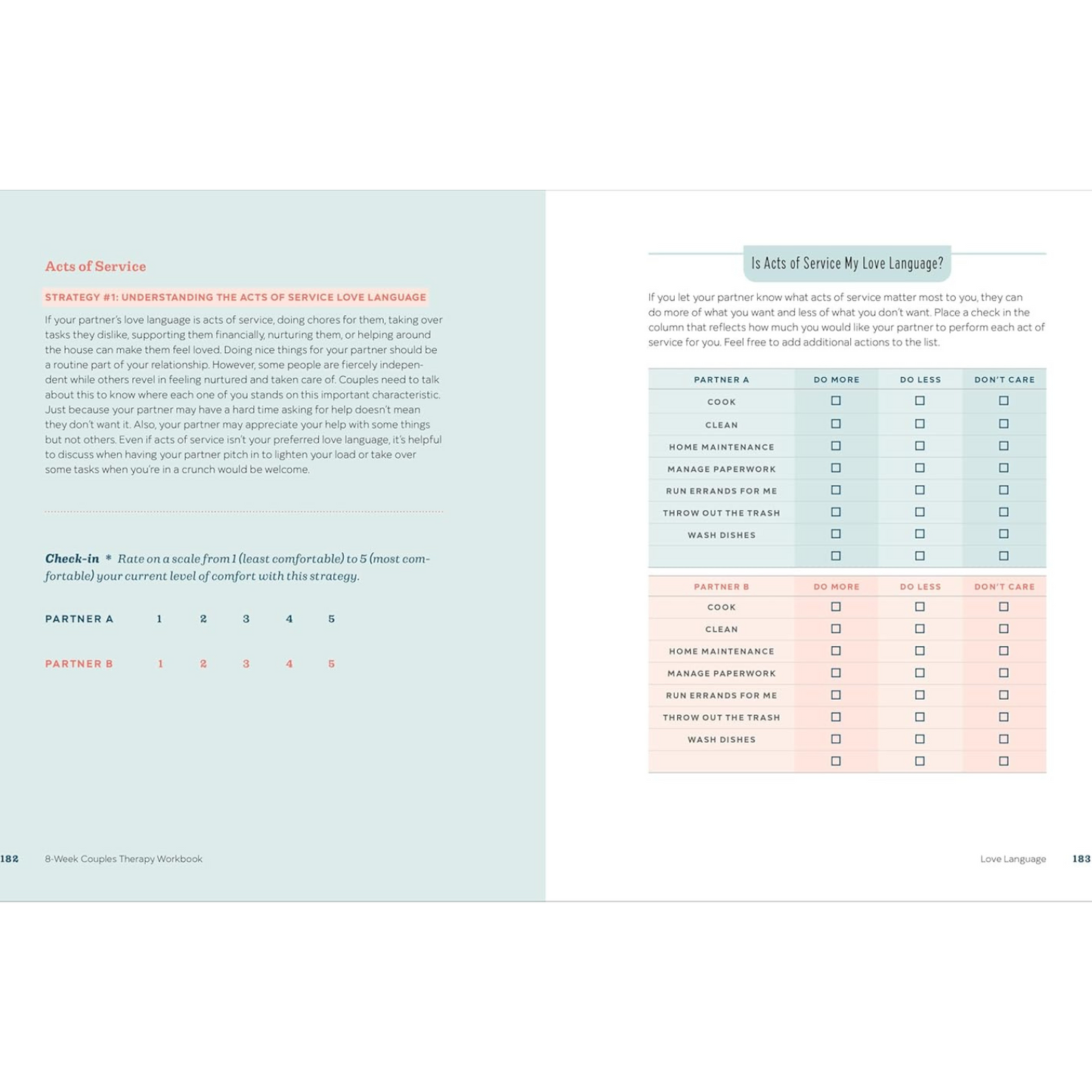 8-Week Couples Therapy Workbook: Essential Strategies to Connect, Improve Communication, and Strengthen Your Relationship (Spiral Bound)