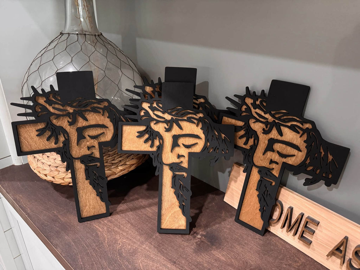 Custom PRAYER CROSS (PREORDER- ETA ~6 WEEKS)