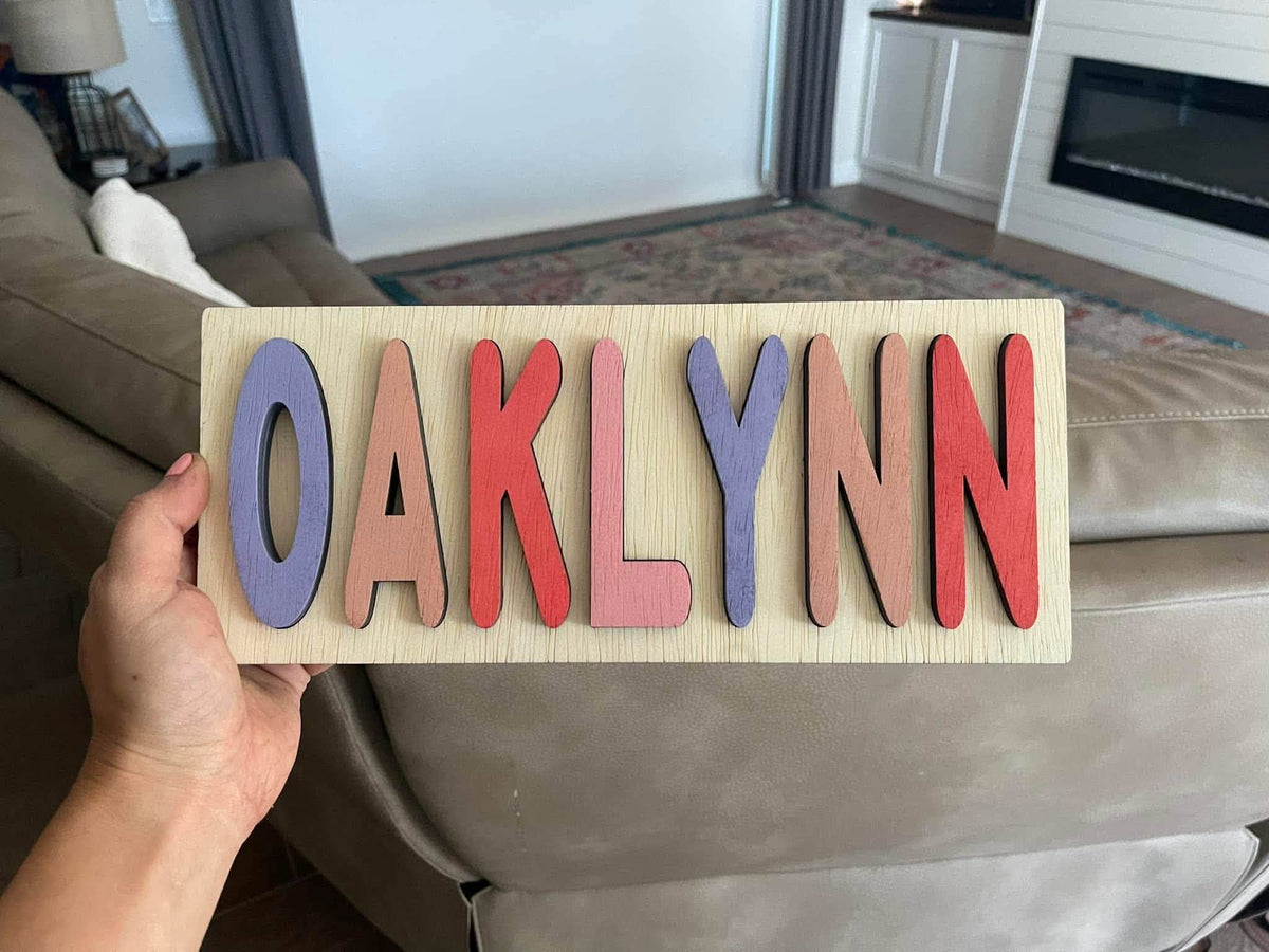 Custom Personalized Name Puzzle (PREORDER - Ships in 4-5 Weeks)