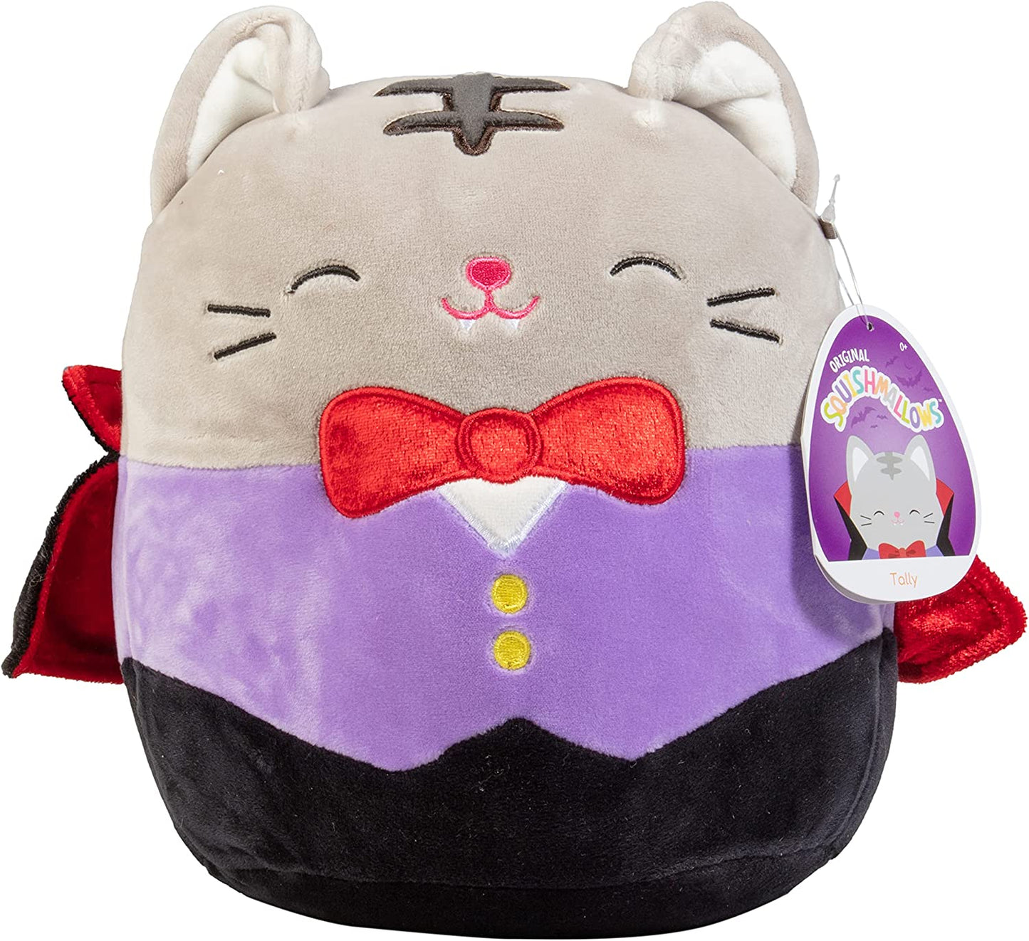 Squishmallows Tally the Dracula Cat 8" Halloween Stuffed Plush