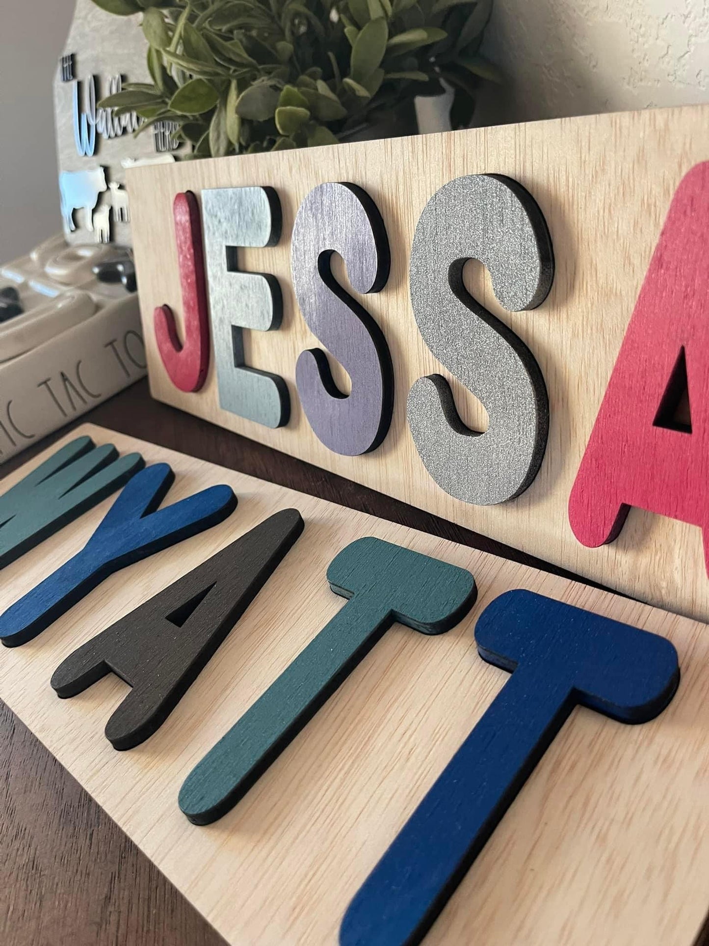 Custom Personalized Name Puzzle (PREORDER - Ships in 3-4 Weeks)