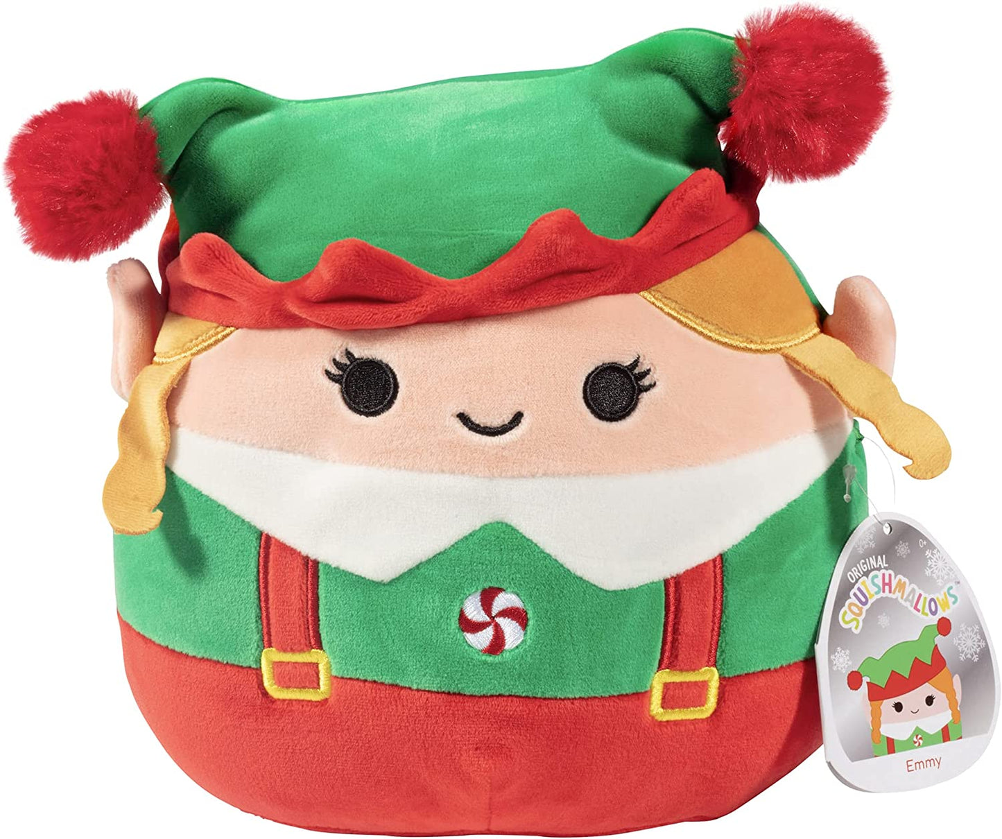 Squishmallow Emmy the Christmas Elf 8" 2022 Christmas Stuffed Plush