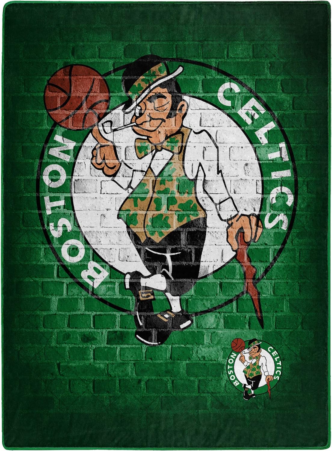 Boston Celtics Street Raschel Throw Blanket 60" x 80"