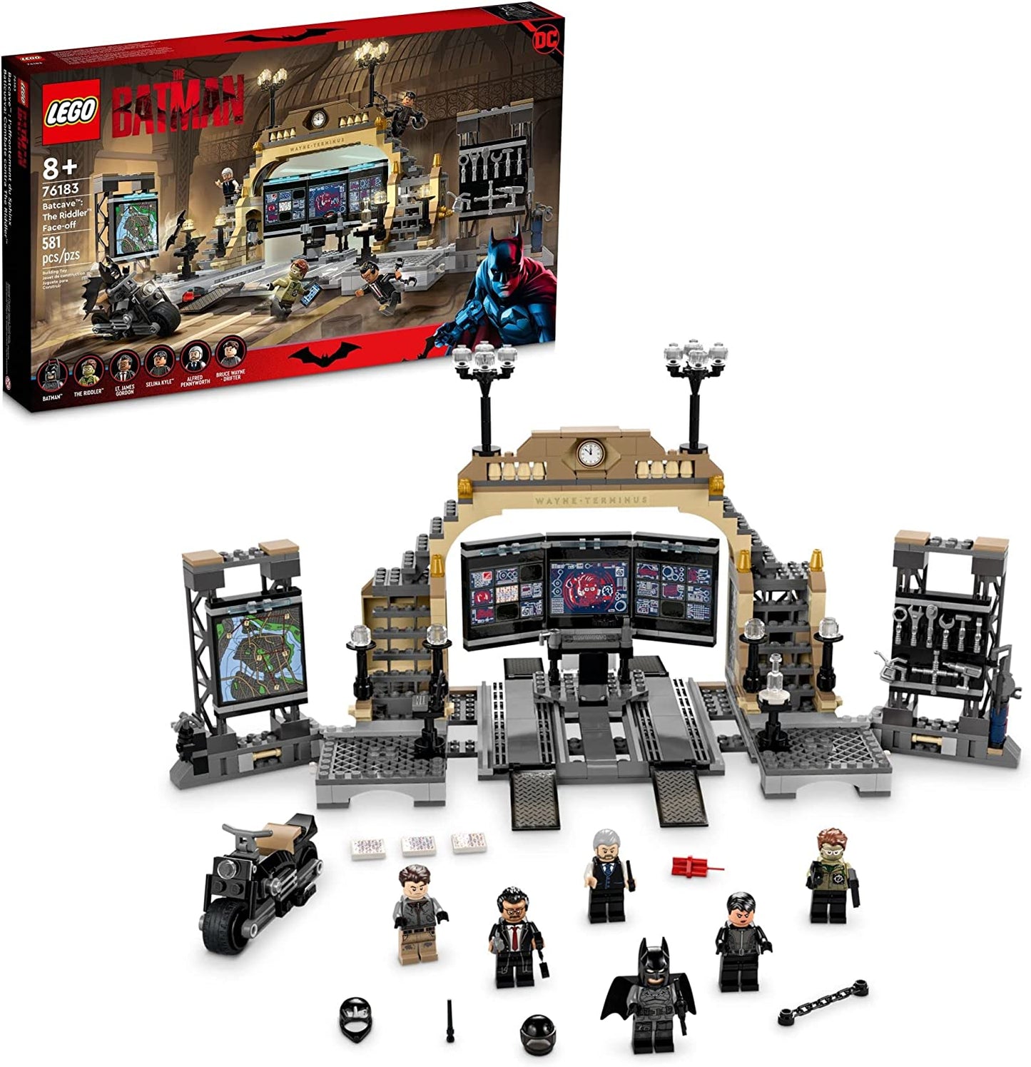 LEGO Super Heroes DC Comics Batcave: The Riddler Face-off 76183 (Retired Product)