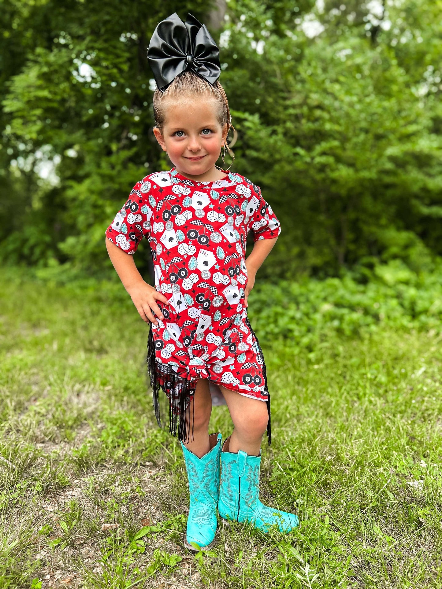 Turquoise Boots