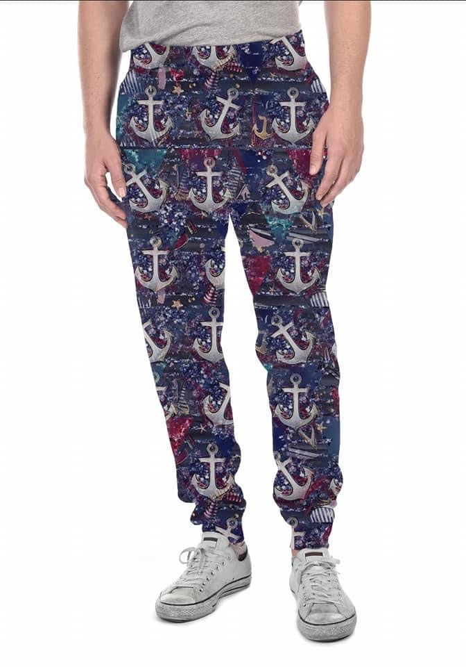 Anchor leggings, capris, lounge pants, and joggers