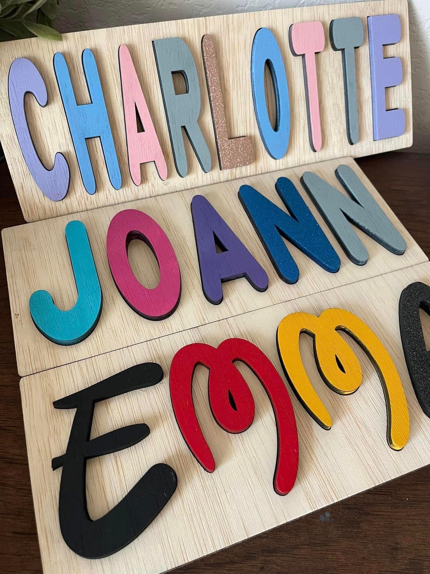 Custom Personalized Name Puzzle (PREORDER - Ships in 3-4 Weeks)