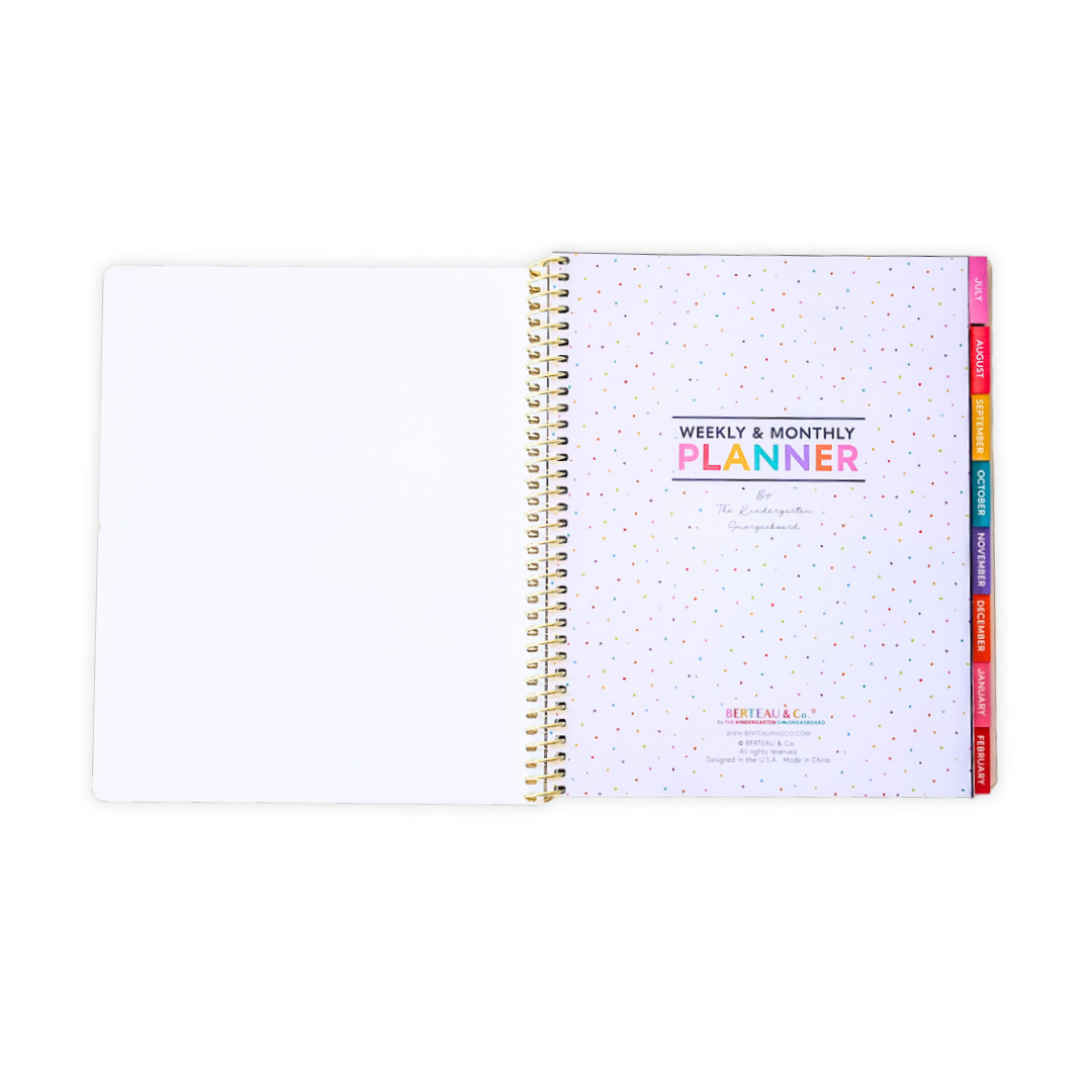 (Pre-Order) Gimme Multicolor Stripes - Weekly Everyone™ Planner by BERTEAU & Co.