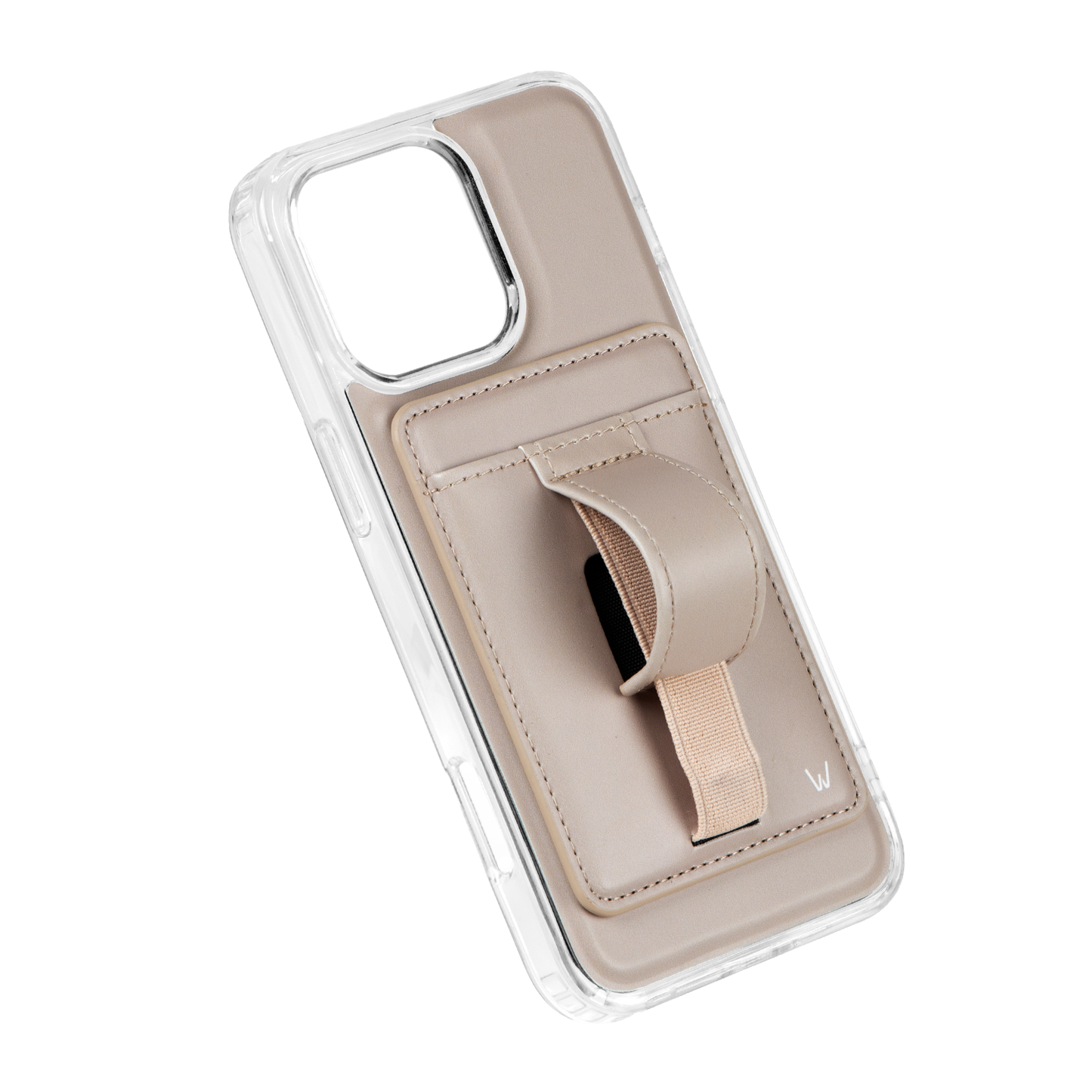 Almond Cream Magnetic Wallet