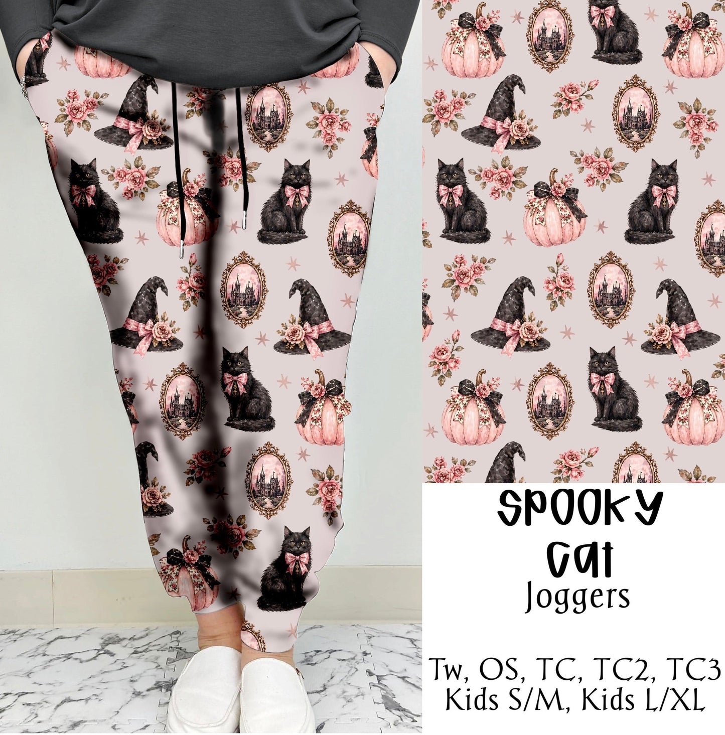 Spooky Cat Leggings/Joggers | PREORDER CLOSES 6/30, ETA EARLY SEPT.