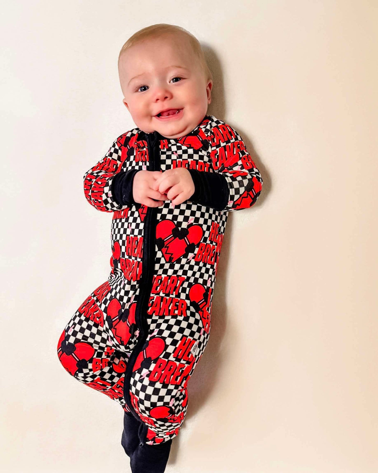 Checkered Heart Breaker Bamboo Sleeper