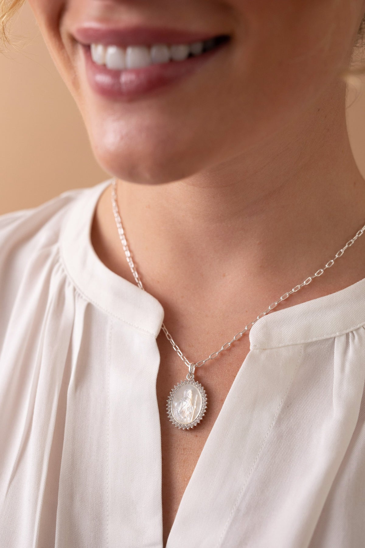 Divine Guides St. Christopher Pendant Necklace