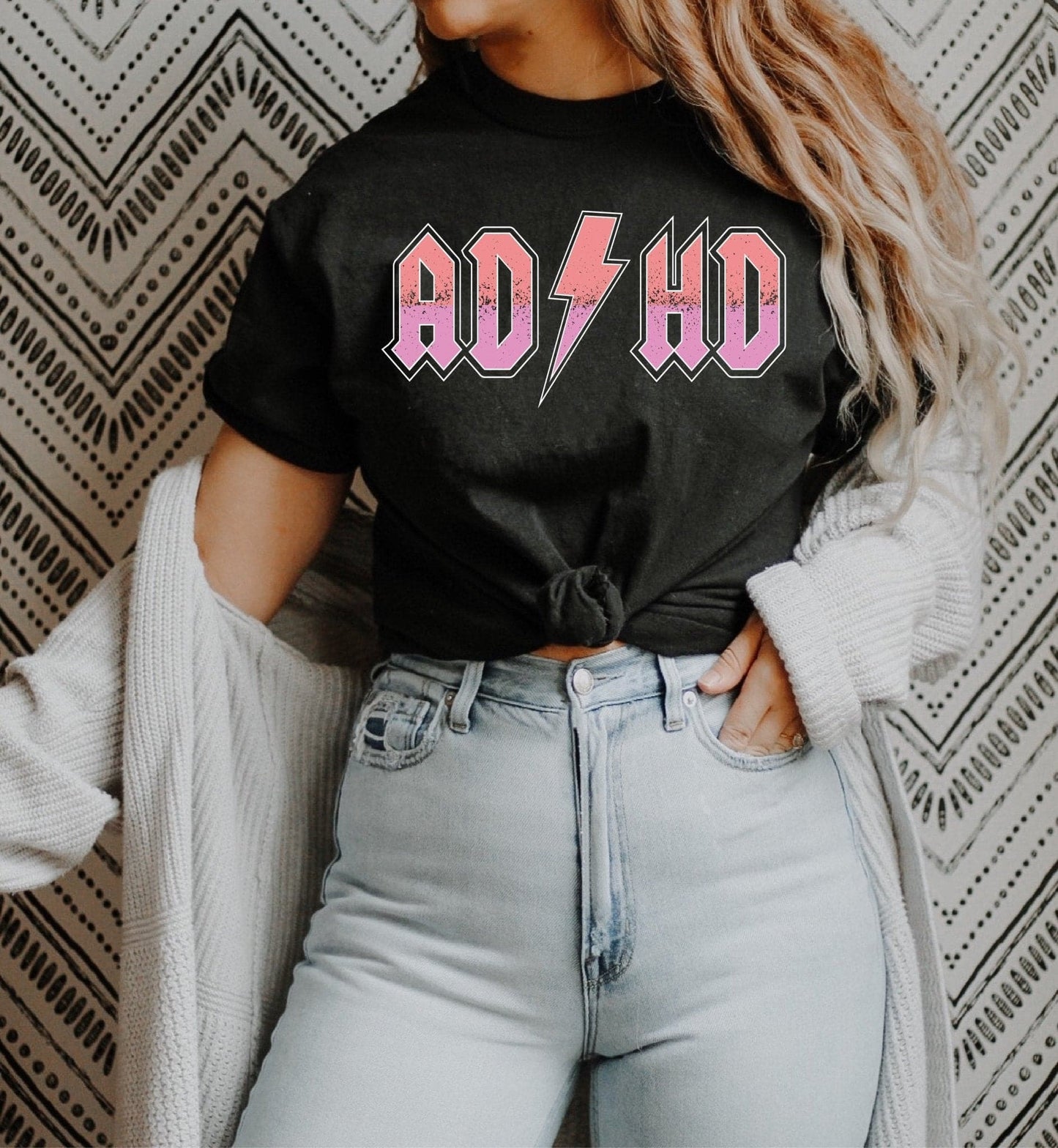 ADHD Band Tee - Black