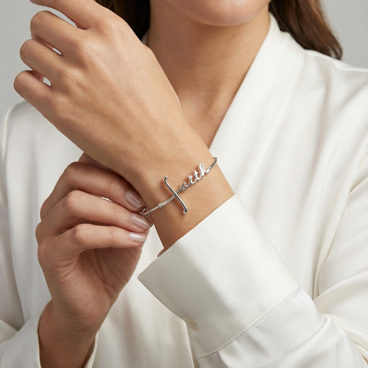 Faith In-Line Bracelet