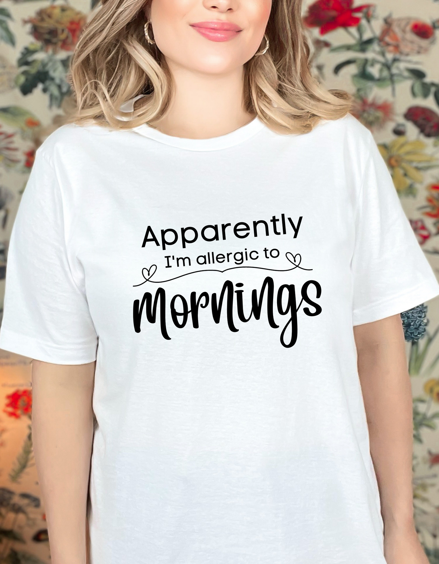 Allergic to Mornings Graphic Tee